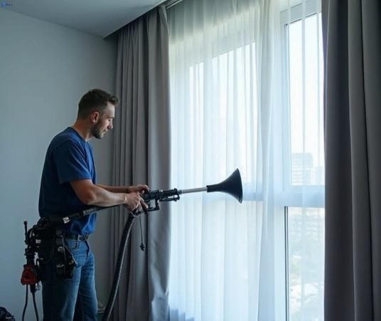 Professional drapes cleaning process tools Matty Curtain Cleaning concord-nsw