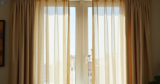 Dull dusty drapes in concord-nsw before professional cleaning